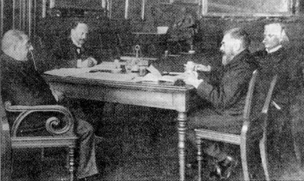 The Bolyai-award's committee in 1910.